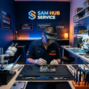 ช่างซ่อม Samsung Galaxy S22+ เปลี่ยนจอ แบต ชาร์จ สายแพร ราคาถูก | Sam Hub Service บางนา กรุงเทพ