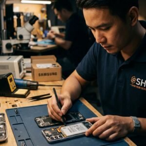 ซ่อม Samsung Galaxy S25+ เปลี่ยนจอ เปลี่ยนแบต — Sam Hub Service