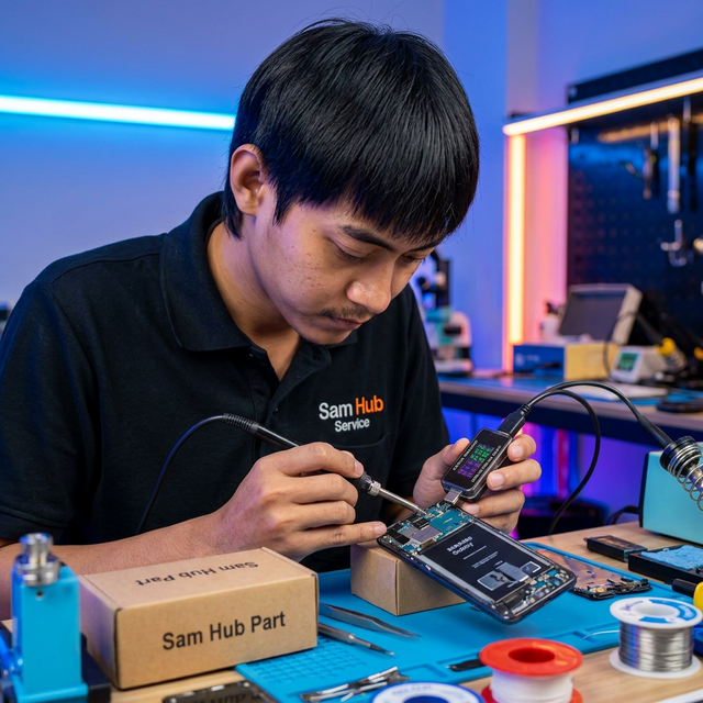 ซ่อมชาร์จพอร์ต Samsung ผู้เชี่ยวชาญ Sam Hub Service