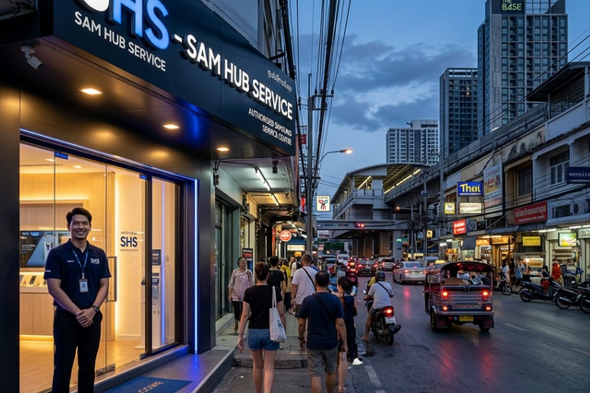 ร้านซ่อม Samsung พระโขนง | Sam Hub Service ใกล้ BTS พระโขนง