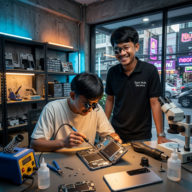 ช่างซ่อม Samsung อุดมสุข เอกมัย Sam Hub Service