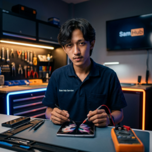 ซ่อม Samsung Z Fold 3 ราคา | Sam Hub Service ศูนย์ซ่อม Samsung