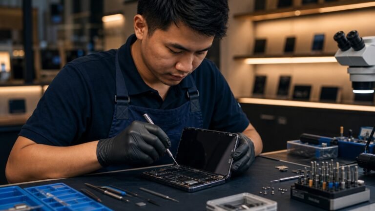 ซ่อม Samsung กับ Sam Hub ต่างจากศูนย์ยังไง — เปรียบเทียบตรงๆ 2569