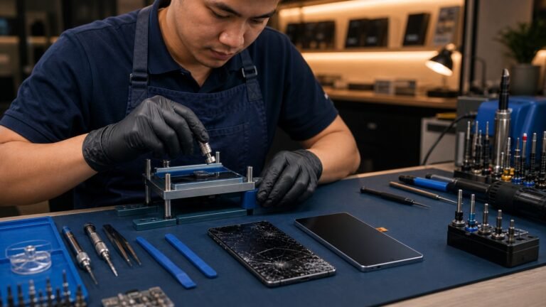 ฟิล์มจอพับลอก Samsung — ควรลอกเองหรือให้ช่างลอก? 2569