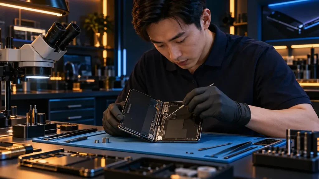 Sam Hub Service - foldflip - Samsung Galaxy Z Fold 7 Teardown — บางที่สุดในโลก 8.9mm แต่ซ่อมยากที่สุด | Sam Hub วิเคราะห์