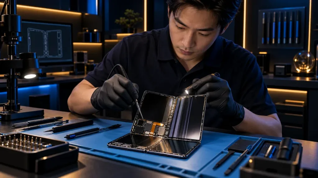 Sam Hub Service - foldflip - ซ่อมจอพับ Samsung Z Fold ราคาเท่าไหร่ ควรรู้อะไรก่อนซ่อม